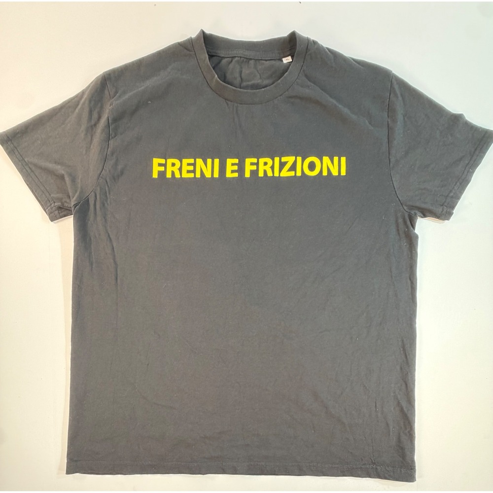 Freni e Frizioni Rome Graphic T-Shirt Mens XL Stanley Organic Cotton Black